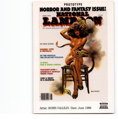 National Lampoon s 1993 PROTOTYPE Card #SC3, NM-MT, Horror And Fantasy Issue!