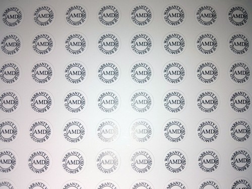 1000pcs 6mm AMD VOID IF REMOVED Fragile Stickers Proof Warranty Stickers Labels - Picture 2 of 2