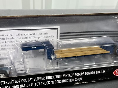 Keen Transport Peterbilt 352 COE w/ Sleeper & Rogers Lowboy