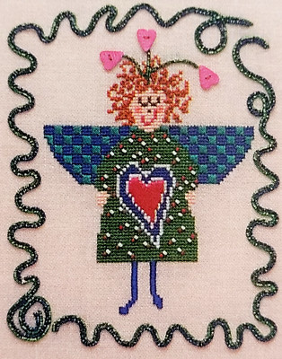 4 Twisted Threads designs - 2 patterns, 1 partial kit, 1 kit, Trees, Angel,Dogs+