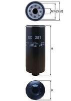 Mahle OC 281 ÖLfilter FüR Audi