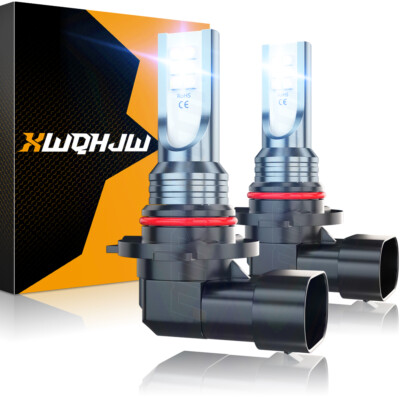 XWQHJW  9145 9140 H10 LED Fog Driving Light Bulbs Super White 6000K 2X