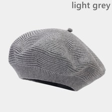 Femme Tricoté Béret Bonnet Journaux Casquette Solide Peintre Chaud Décontracté ♥