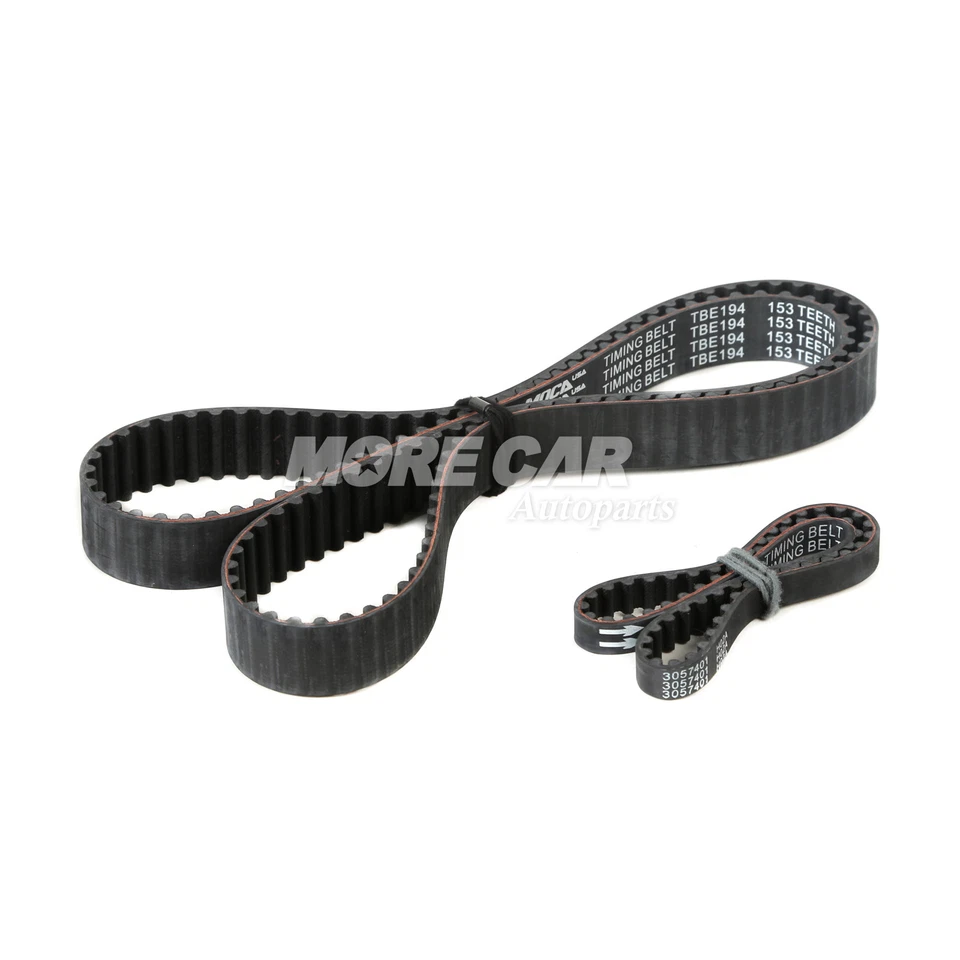 Kit de bomba de agua con correa de distribución tensor hidráulico apto para 90-92 Mitsubishi Galant 2.0L Foto 3 de 4