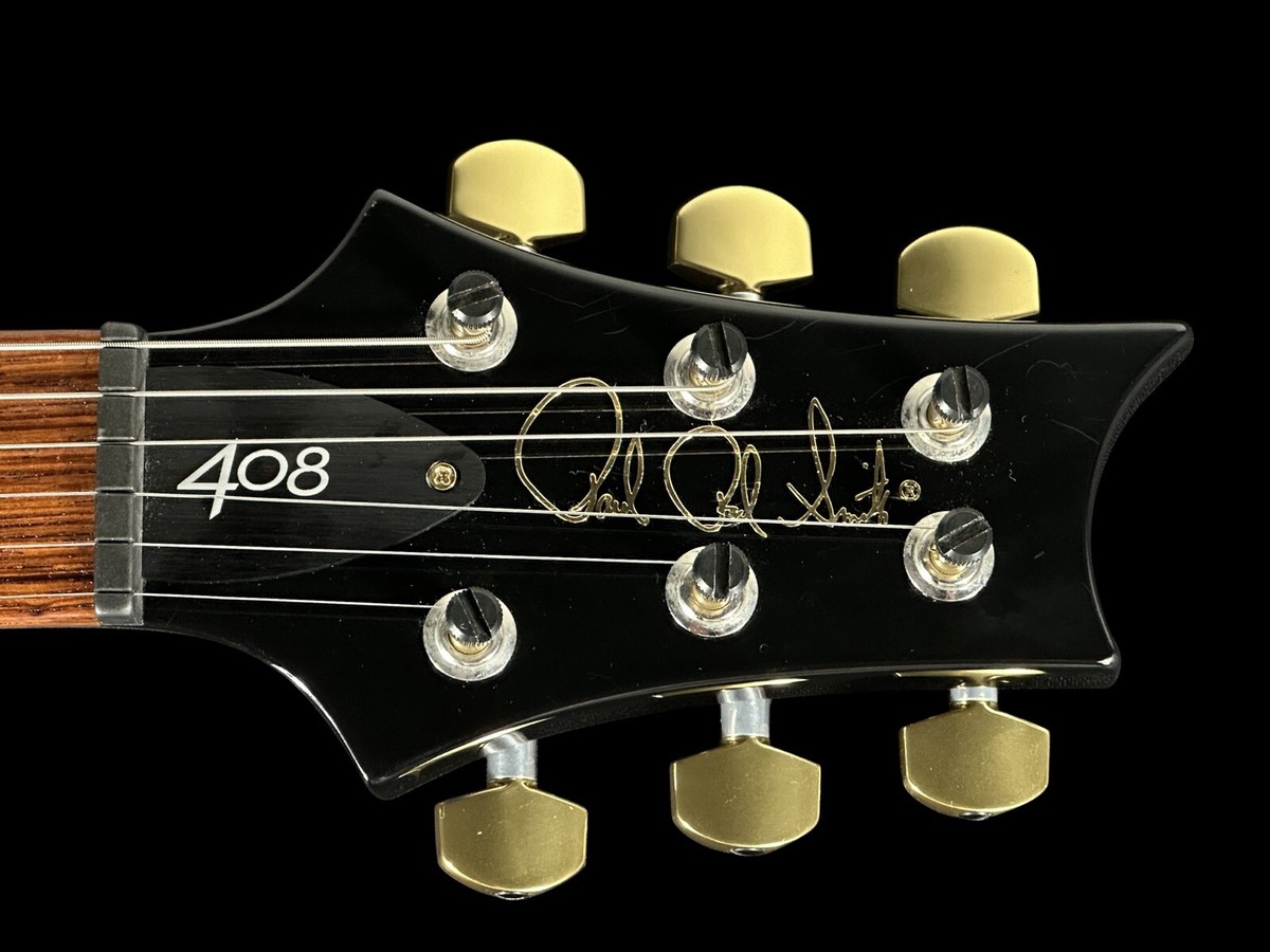 2012 PAUL REED SMITH PRS 408 FLAME TOP & BIRDS ~ GREY BLACK