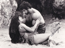 Lou Ferrigno autografo originale su foto stampa