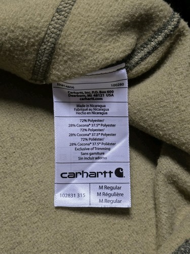 Carhartt Force Extremes Sweatshirt Mens M Relaxed 1/2 Zip Sportsmans Union - Picture 14 of 19