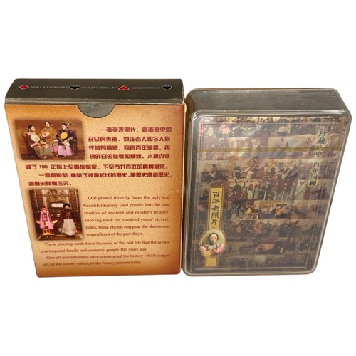 CHINESE OLD PHOTOS Playing Cards New Old Photos & Faces Of China. Unique History - Picture 8 of 9