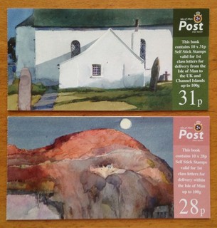 Isle of Man pair of stamp booklets
