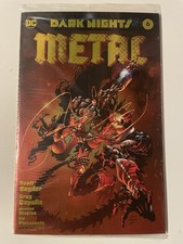 Dark Nights Metal 6 Awesome Con Andy Kubert DC Boutique Gold Foil Variant Cover