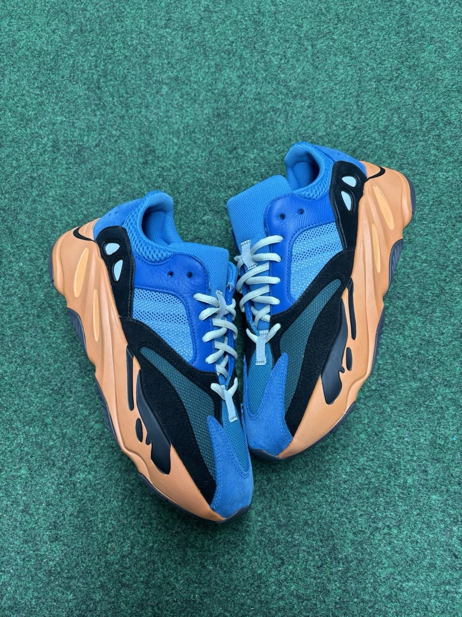 adidas gazelle silver green womens Yeezy Bright Blue 700s Size 12 – My Cuzin Vintage main image 0