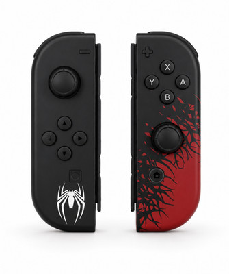 Custom Spider Man JoyCons For Nintendo Switch 1 - TMR Hall Effect Joysticks