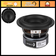 4" Midbass Woofer 8 Ohm - Treated Paper Cone Speaker for Home Audio System