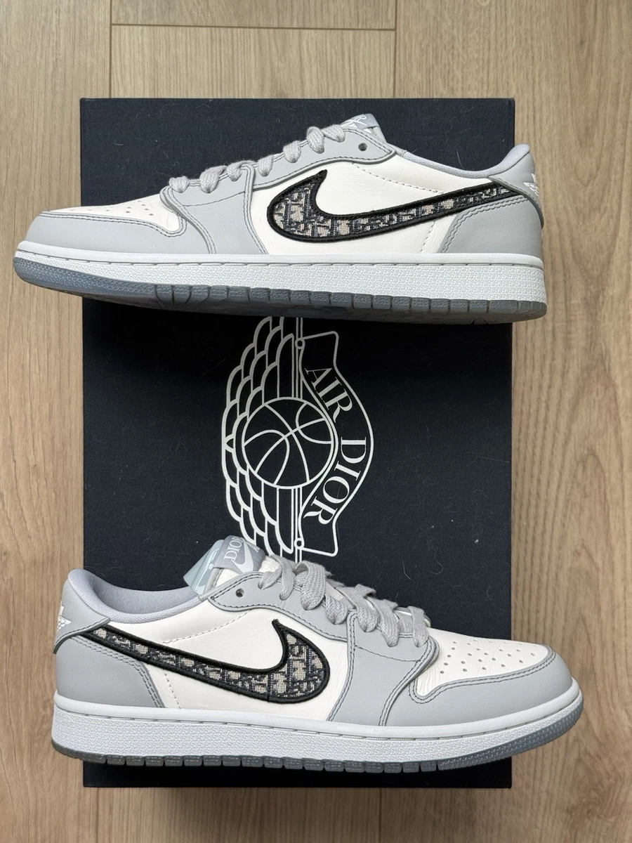 Dior x Air Jordan 1 Low Gray for Sale | Authenticity Guaranteed | eBay