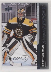 2021-22 Upper Deck Series 1 Young Guns French Jeremy Swayman #226 Rookie RC