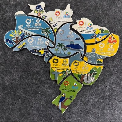 RIO 2016 Olympic Games Chinese Olympic Committee pin badge(set of 9)