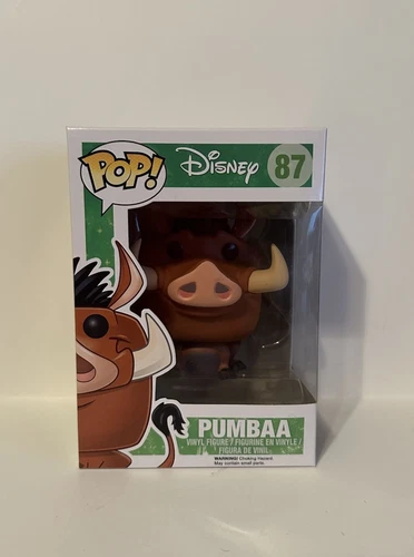 Funko Pop: Lion King - Pumbaa #87 Vaulted With Pop Protector