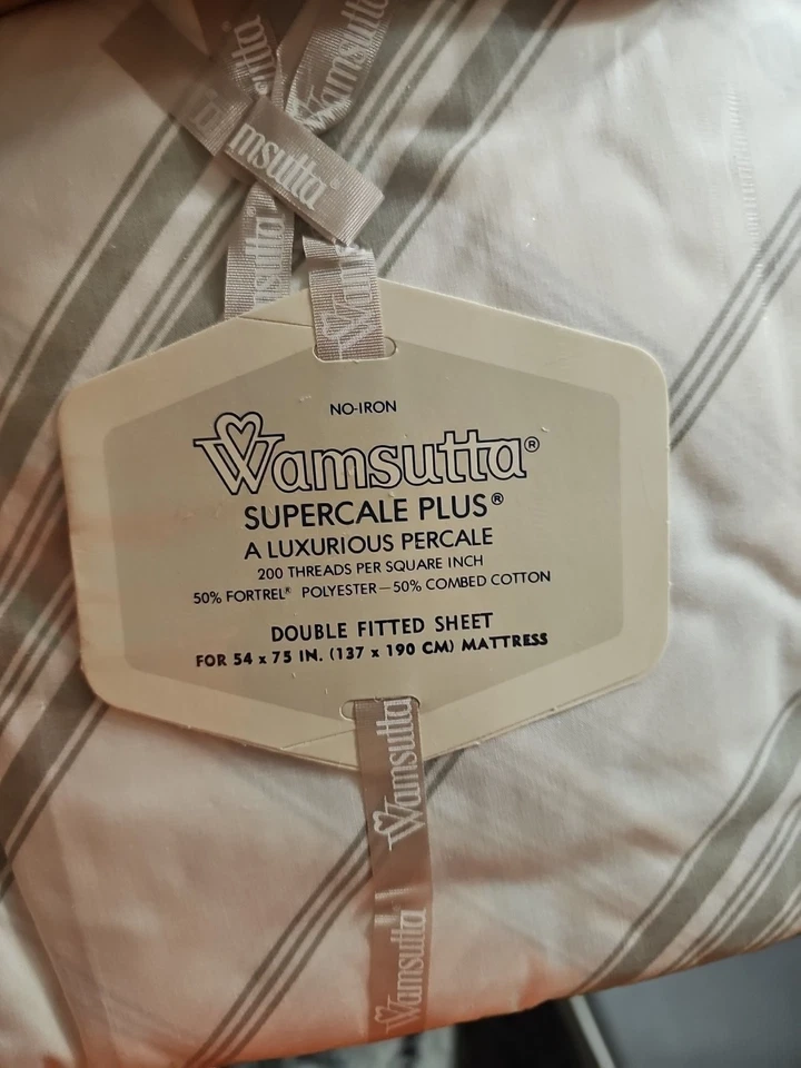 New Wamsutta Supercale Plus Full Double Fitted Sheet - Image 3 of 4