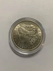 1921  $1 Morgan Silver Dollar in coin capsule uncirculated Philadelphia Mint