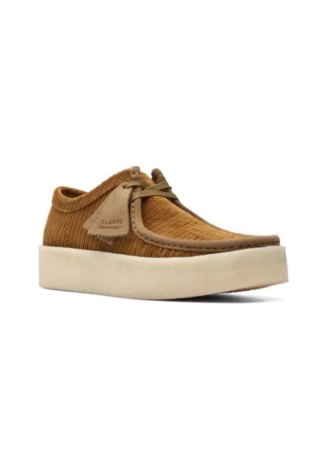 Clarks Original Uomo Wallabee Cup Tan Cord UK Taglia 11 G EUR 46