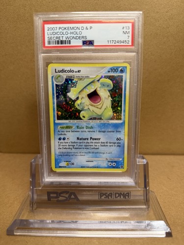 Ludicolo graded PSA 7 for sale on eBay