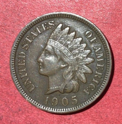 1905 US Indian Head Cent! XF! SHARP! Old US Coin!