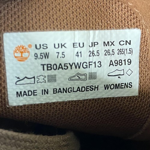Stivali Timberland donna misura 9,5 larghi marroni stringati colletto imbottito TB0A5YWGF13 - Foto 11 di 11