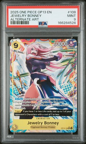 Jewelry Bonney (Alternate Art) graded PSA 9 for sale on eBay