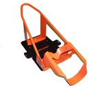 Lock N Load BK100 Deluxe Motorcycle Wheel Chock - Orange/Black