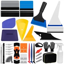 30 Pcs Car Window Tint Tools Kit - Professional Vinyl Wrap & Window Film Inst...