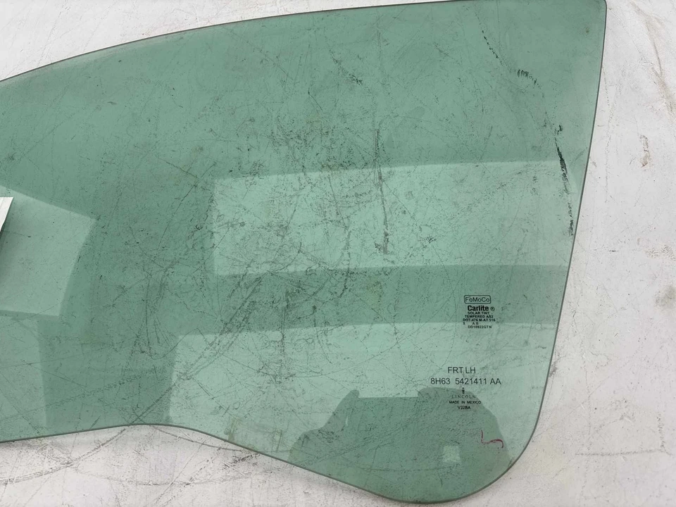 Lincoln MKZ 2007-2012 puerta delantera izquierda ventana vidrio OEM Foto 4 de 4