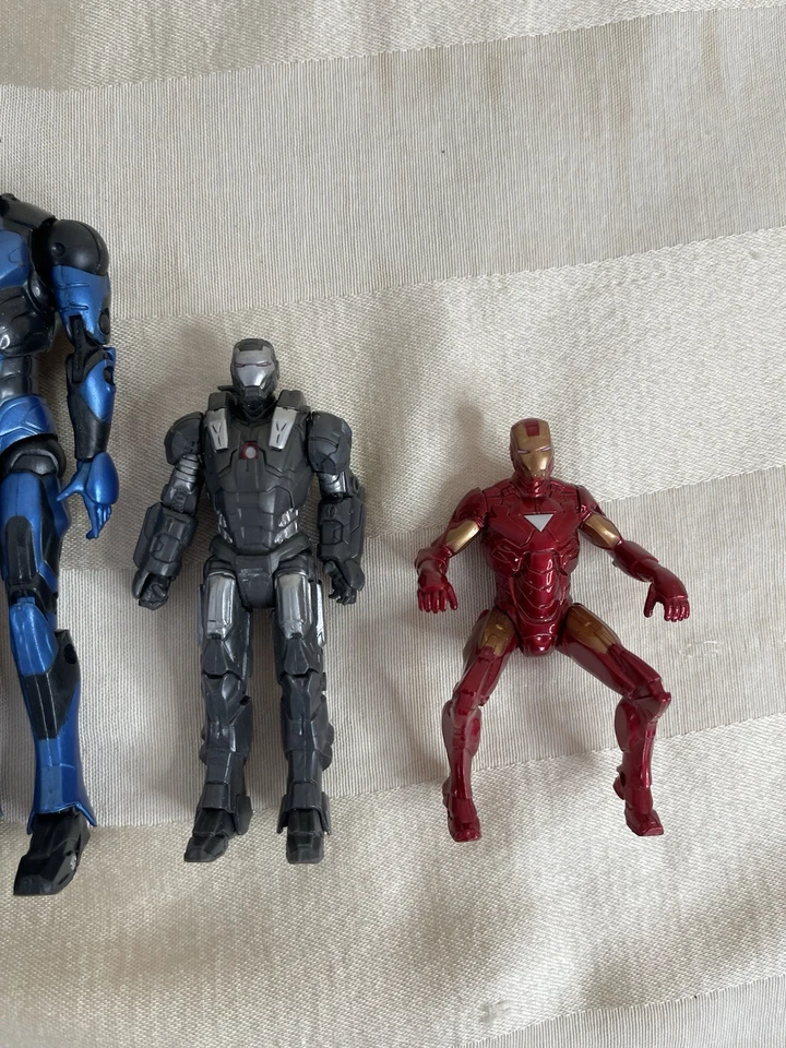 Marvel Iron Man - Capitán América - Máquina de Guerra - Iron Man Sentado Guerra Civil Lote Foto 4 de 4