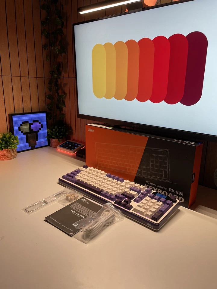 Rk Royal Kludge S98 RGB Keyboard – Wireless Mechanical – For Gaming & Office Use - Bild 2 von 4