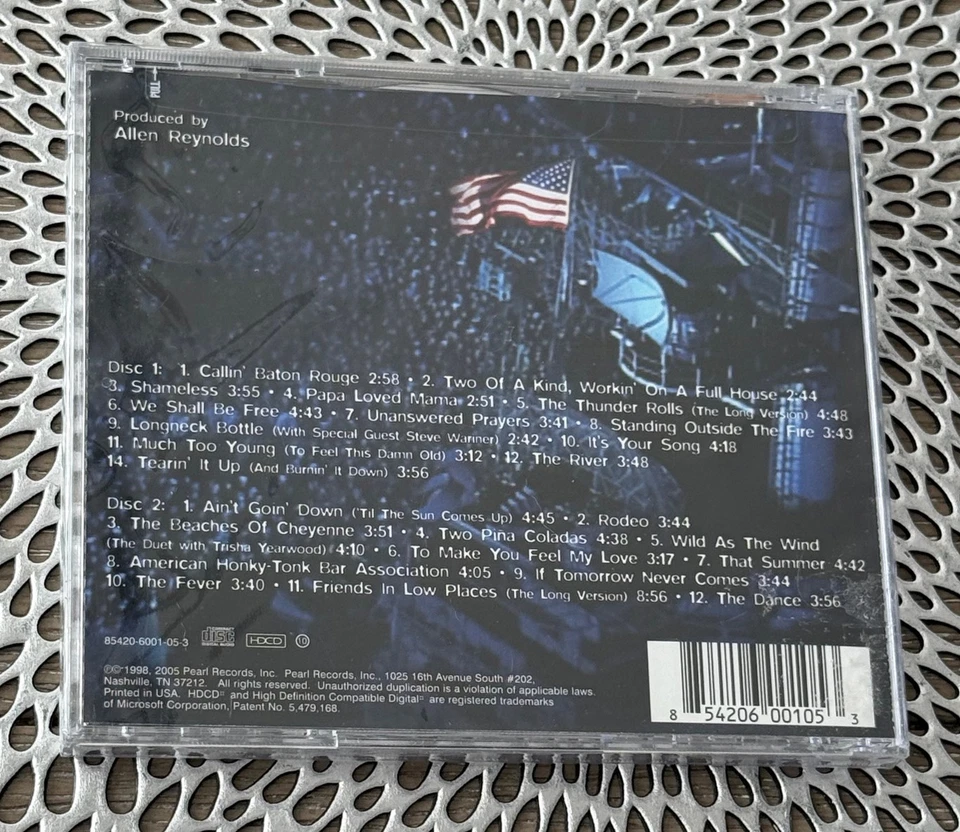 Garth Brooks ~ Double Live 2 CD set 💿 NEW/SEALED Country w/Trisha Yearwood 2005 - Image 2 of 4