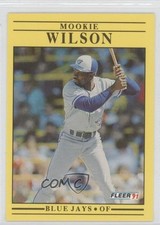 1991 Fleer Mookie Wilson #192 0a1