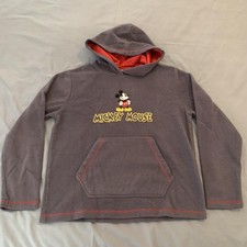 Mickey Co Hoodie Mens Large Fleece Jerry Leigh Disney Mickey Mouse Pullover