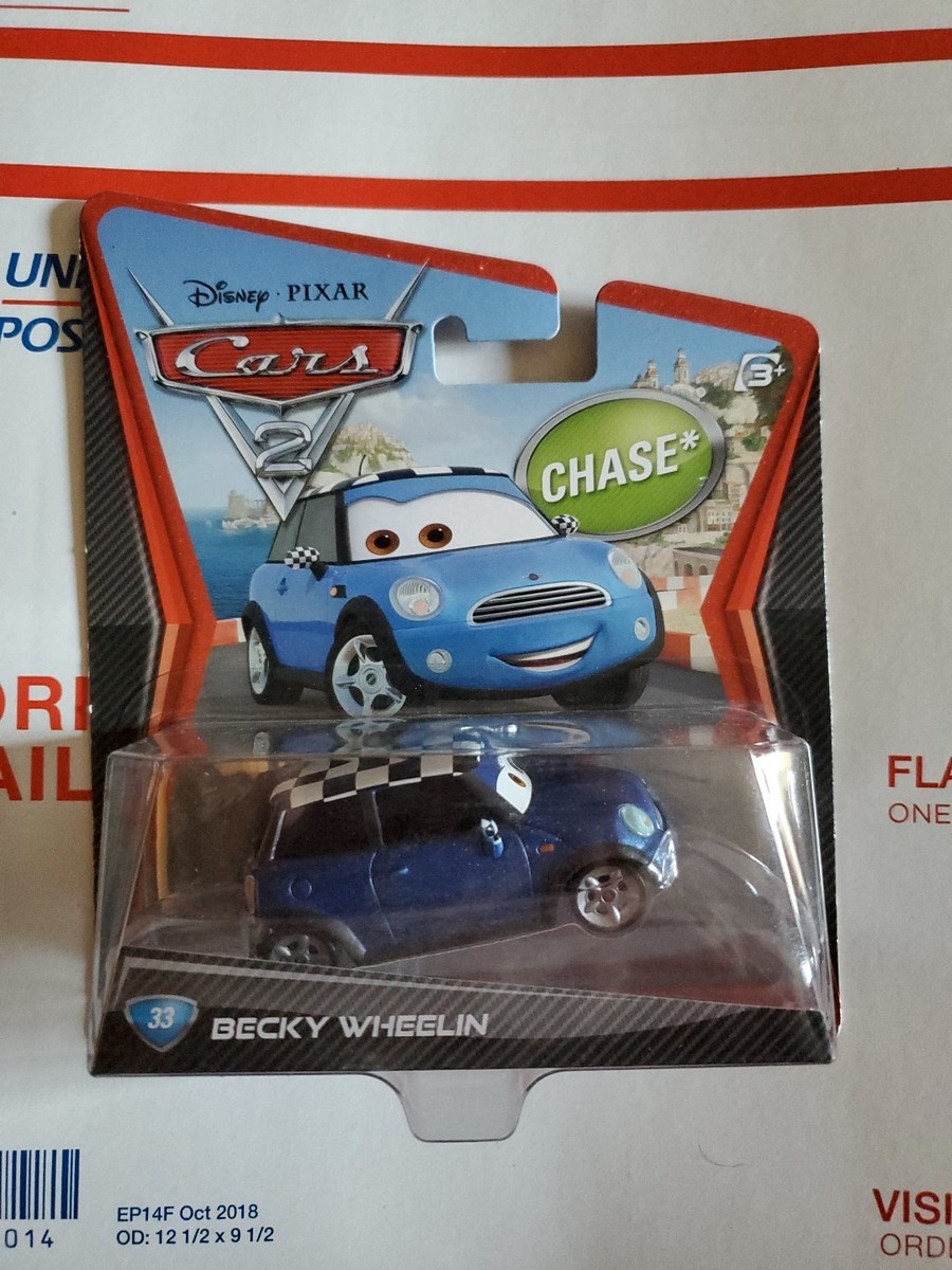 Disney Cars 2 Chase BECKI WHEELIN Good Card. | eBay