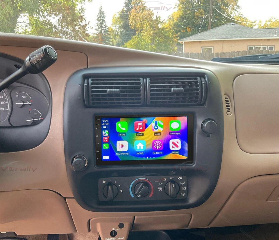 para Ford Ranger 1998-2006 7" Android 13 Apple Carplay coche estéreo radio GPS WIFI Foto 4 de 4