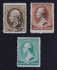 CKStamps: US Stamps Collection Scott#209 Spot Thin, 210 Used #213 Unused NG