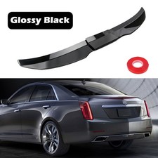 Rear Trunk Lip Spoiler Wing Body Kit Glossy Black For Cadillac Cts 2003-2019 Rear Trunk Lip Spoiler Wing Body Kit Glossy Black For Cadillac Cts 2003-2019