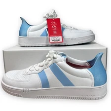 Redvanly Contender Spikeless Mens Golf Shoes White Sky Blue Size 12 NEW