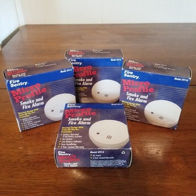 Fire Sentry Kidde Fire Smoke Alarm Detector Micro Profile 0914 Lot Of 4 New 