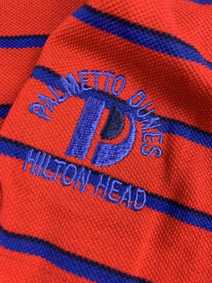 Camisa Ralph Lauren Adulto XL Rayas Rojas POLO GOLF Algodón Pima Fino Para Hombres Foto 3 de 4