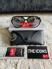 Authentic Ray-Ban Cats 5000 RB4125 59mm Unisex Aviator Sunglasses