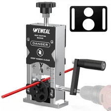 Manual Wire Stripping Machine Drill Powered Hand Crank Wire Stripper Tool 1.5-30