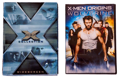 X-Men Collection (2003 DVD/4 Discs) & X-Men Origins Wolverine Lot