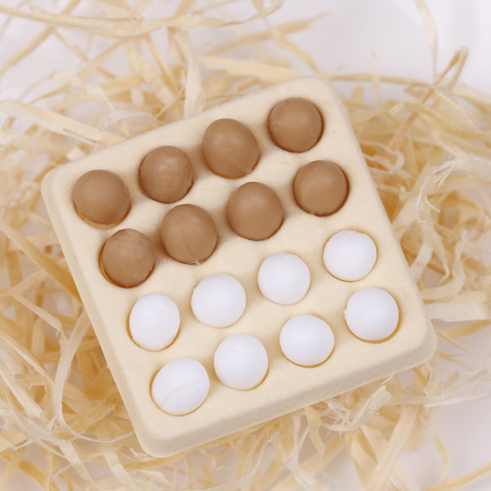 112 Dollhouse miniature egg carton with 16 pcs eggs dollhousesIDC eBay