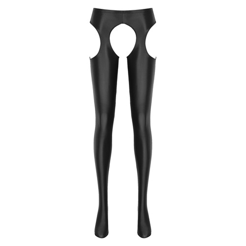 Collant femme lingerie sans entrejambe bas transparents collant extensible brillant - Photo 95 sur 160