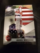 2020-21 Panini Mosaic Basketball #253 Russell Westbrook National Pride 