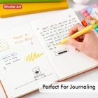 12 Pack No Bleed Bible Gel Highlighters for Journaling and School Study